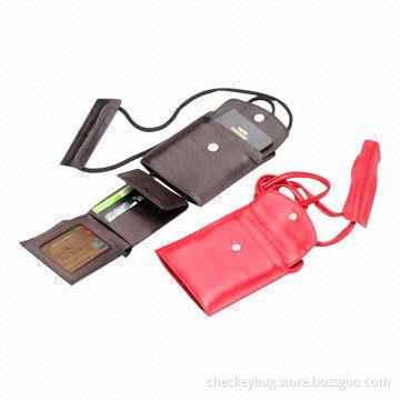 Travel Wallets/Passport Holders, Sized 16 x 12cm, Button Closure